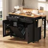 A kitchen island with storage and a pull-out trash bin, set in a kitchen environment with a window view. Podgląd zdjęcia produktu