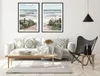 BILDPOSTER V RÁMU 53x73cm Diptych Sada 2 obrazů Boho Pláž Náhled obrázku produktu 2