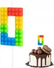 Candela Di Compleanno Lego Numero 0 Colorata Per Festa Di Anteprima dell’immagine prodotto 1