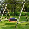 Relaxdays Nestschaukel, Ø 100 cm, Kinder & Erwachsene, Produktbild-Vorschau 2