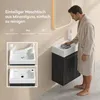 doporro Badmöbelset Waschbecken-Unterschrank für Gäste-WC Produktbild-Vorschau 4