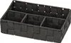 WENKO Organizer mit 4 Fächern Box Ablage 26x6,5x17cm Bad Produktbild-Vorschau 1