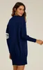 FS Collection Strickkleid Damen Gestricktes Tunika Produktbild-Vorschau 4