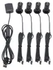 4 focos LED mini, 90 lúmenes, con conexión USB, giratorios Vista previa de la imagen del producto 1