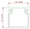 ARLI Kabelkanal selbstklebend 16x16 mm Weiß – 18m Produktbild-Vorschau 7