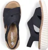 Rieker Damen Keil-Sandaletten Blau Voir les images du produit 27