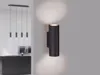 Moderne Up & Down Wandleuchte Metall Schwarz matt Höhe Produktbild-Vorschau 1