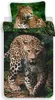 Juego de sábanas de algodón con diseño de leopardo, suave y Vista previa de la imagen del producto 1