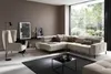 KAWOLA Sofa OHIO Ecksofa Feincord beige mit motorischem Produktbild-Vorschau 1