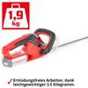 HECHT 6020 Heckenschere Akku 45cm Schnittlänge 20V 2,5Ah Produktbild-Vorschau 4