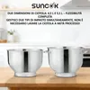 Robot da cucina multifunzione SUNCOK, 1500 W, 2 ciotole in Anteprima dell’immagine prodotto 4