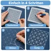 25er Sashiko Schablonen Set Stickschablonen Quilt Produktbild-Vorschau 3