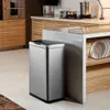 Cestino EKO Sensor Mirage 2x20 L argento opaco Anteprima dell’immagine prodotto 1