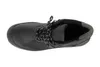 A top-down view of a black work boot. Produktbild-Vorschau
