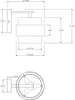 Globo Lighting|Wandleuchte Metall schwarz matt, 1x E27 Produktbild-Vorschau 7