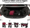 EUGAD Bollerwagen faltbar, 100 L, verstellbarem Griff, Produktbild-Vorschau 5