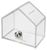 Spendenbox Haus Acryl, 13,8 x 9 x 12,5 cm, HMF 46911 Produktbild-Vorschau 2