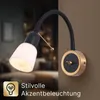 ARTE LAMP Wandlampe Innen in Schwarz mit weißem Produktbild-Vorschau 3