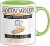 Skateboarderin Und Prinzessin Tasse Geschenk Für Eine Produktbild-Vorschau 1