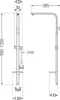 Mexen Q Duschsäule, Chrom - 79395-00 Produktbild-Vorschau 2