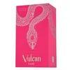 A pink box with a white snake design and text. Voir les images du produit