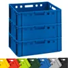 3x BURI Fleischkiste E2 Blau 60x40x20cm Lagerkiste, Produktbild-Vorschau 1