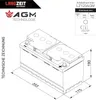 LANGZEIT AGM Batterie 12V 120AH Solarbatterie Wohnmobil Produktbild-Vorschau 5