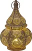 A decorative lantern with intricate cutouts, illuminated from within. Produktbild-Vorschau