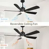 Ventilatore da soffitto ZELURXX con LED, 132 cm (52 Anteprima dell’immagine prodotto 2