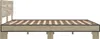vidaXL Bettgestell Sonoma-Eiche 150x200 cm Holzwerkstoff Produktbild-Vorschau 5
