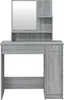 Comodino con specchio grigio Sonoma 86,5x35x136 cm Anteprima dell’immagine prodotto 6
