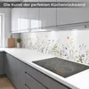 Küchenrückwand Sommerblumen 60x400 cm, Spritzschutz Küche, Produktbild-Vorschau 6