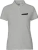 Huuraa Damen Polo Shirt Helgaaa Schriftzug M Sport Grey Bio Produktbild-Vorschau 1