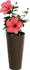 Prosperplast Blumentopf TUBUS SLIM Kaffee 25 cm Produktbild-Vorschau 8