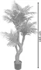 Palmier Plante Arbre Artificielle Artificiel Plastique avec Voir les images du produit 6