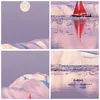 Poster - Poster ohne Rahmen - Segelschiff Mond Gletscher - Produktbild-Vorschau 8