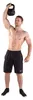 Tunturi Kugelhantel, Kettlebell, PVC mit Sand gefüllt, 12 Produktbild-Vorschau 3