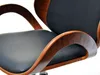 Designová židle SIGRID - ořech / černá Náhled obrázku produktu 5
