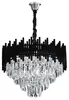 Toolight Hanglamp Met Kristallen G063-cp 50cm Black Productafbeelding-voorbeeld 1