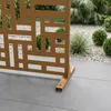 Trennwand ‘Bernalda’ 180 x 120 cm Stahl Braun Produktbild-Vorschau 5