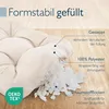 Beautissu Set di 4 cuscini per sedie Premium Natur HighLux Anteprima dell’immagine prodotto 4