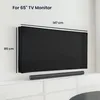 kwmobile 65" TV Abdeckung Indoor - Fernseher Hülle Produktbild-Vorschau 3