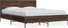 vidaXL Bettgestell Braun Eichen-Optik 120x190 cm Produktbild-Vorschau 1