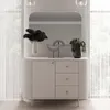 AX LIVING Kommode Halay Beige, 1 Tür & 3 Schubladen Moderne Produktbild-Vorschau 5