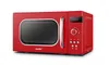 A red retro-style microwave oven is shown against a white background. Anteprima dell’immagine prodotto