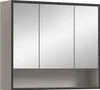 Bagno spiegelkast 3 spiegeldeuren lichtgrijs, crèmekleurig. Anteprima dell’immagine prodotto 1