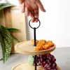 EXCELLENT HOUSEWARE Etagere aus Bambus Kuchenplatte Produktbild-Vorschau 12