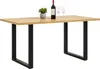 DanDiBo 2x gambe del tavolo in metallo nero 72 x 62 cm Anteprima dell’immagine prodotto 12