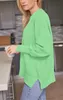 ASKSA Damen Pullover Rundhals Oversized Strickpullover Produktbild-Vorschau 3