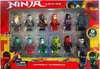 Sada 12 figurek NINJA + příslušenství. Náhled obrázku produktu 2